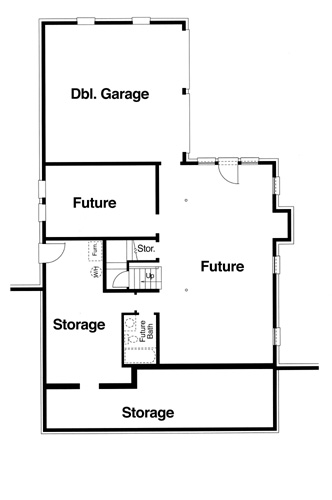 Lower Level image of Grant Park House Plan